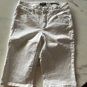 Jones New York White Lexington Bermuda Shorts - Size 2